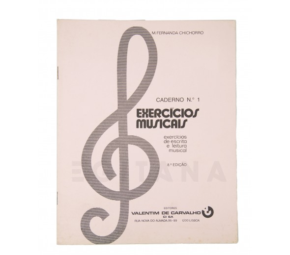 Egitana Livro Exercícios Musicais 1 Fernanda Chichorro 
